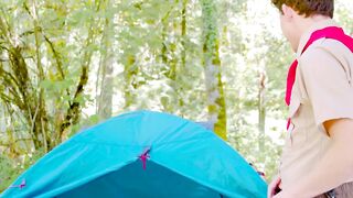Tent Repair Turned Orgy Overhaul When Grey Golds Leaking Cock Meets Colton McKeons Quick Fix