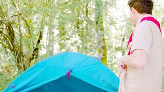 Tent Repair Turned Orgy Overhaul When Grey Golds Leaking Cock Meets Colton McKeons Quick Fix