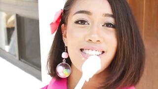 Little Black Secrets  Tiny Ebony Honey Takes on Huge Cock