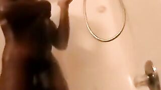 Busty Black Boyfriend Slams Fat White Hubby in Wild Rear Action