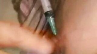 鼻責め三点針貫通