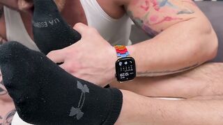 Sole Mates Riley Devours Daddy Leos Toes