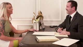 Legal Pleasure Aubrey Kate Satisfies Her Attorney