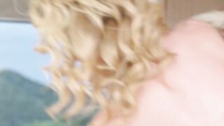 DADDYS GIRL NEEDS A TREAT Blonde Bombshell Sucks and Fucks Her Way to Double the Fun