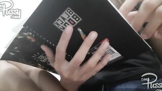 Masturbation into Jeans Shorts