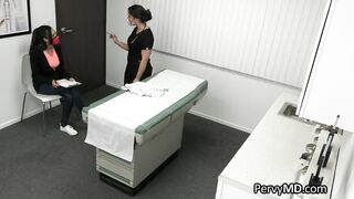 Big Tit black patient sucks doctor