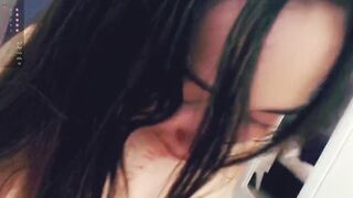 Voluptuous Pulsating Orgasm of Swollen Creamy Twat Close-up