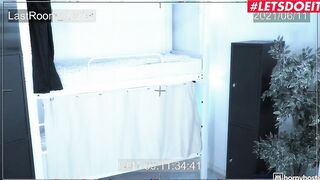 FREAKY HOSTEL - Long Butt Teens Ariana Van X Surprised By bbc