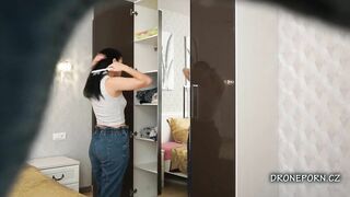Diana at home. Czech spycam porn