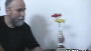 Turned On mature lovers screwed son's blonde teenie gf