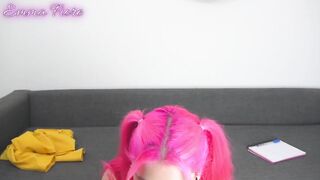 My Slutty School Girl Psychoanalyzes my Dick (Virtual Sex) - Em