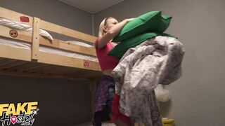 Fake Hostel Long Jugs Blonde Cleaner Lily Joy Fuck Rough By Guest