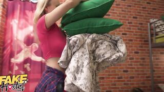 Fake Hostel Long Jugs Blonde Cleaner Lily Joy Fuck Rough By Guest