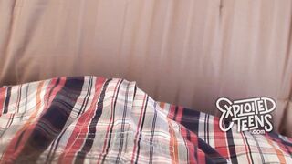 This blonde 19 yr old loves to deep throat