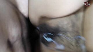 Cheating hoe with a long butt chatting with her bf while I break his booty ... I'm with a friend, she tells the cuckold