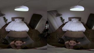 DarkRoomVR - bimbos solves a problem with own cunt