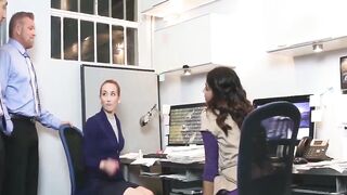 Corporate Seduction Gigi Flamez and Katalina Mills Get Shafted