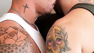 Tatted Titan Takes a Brutal Beating