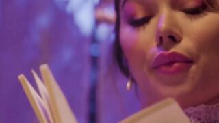 Inked and Insatiable April Olsens StrapOn Surrender to TS Emma Rose