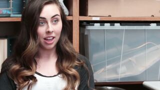 Punishing beauty Lexi Lovell gets doublesIDE treatment by two rogue LP officers