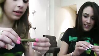 Cannabis Carnality Three Seductive Sirens Seduce a Lucky Lover