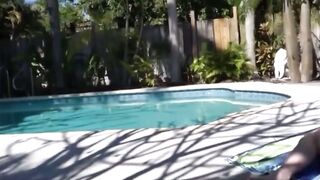 Sultry Sabrina A Scorching Poolside Affair