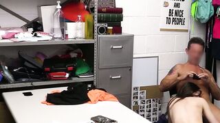 Punished and Plowed Officer Rusty Takes Down Sassy Shoplifter Maya