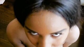Stepbrother Steals the Show Curvy Ebony Step sis Gets Roughed Up in Passionate POV