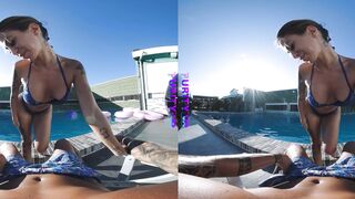 Swept Away  A Sultry Poolside Encounter