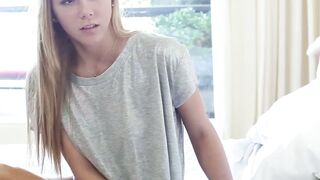Forbidden Desires 18yo stepsis Hollie Mack gets filthy after a dirty doggystyle fuck