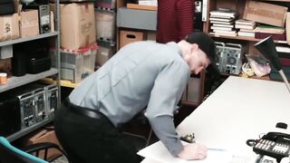 PunishMeHard.com Tiny thieves taken down by a lustful mall cop