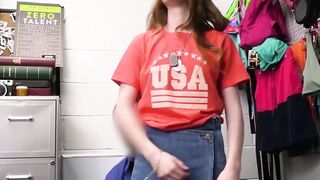 Patriotic Punishment Myra Moans Gets Caught RedHanded