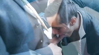 Corporate Dick Bruno Max Screws Leo Galileo in the Boardroom