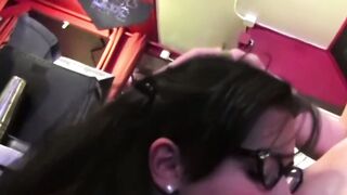 Penny Barber Teases Petite Waitress Alani Pi with Sensual Seduction