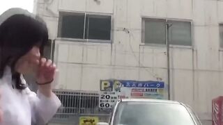 Public Obsession A Japanese Seductress Teases with Every Drop