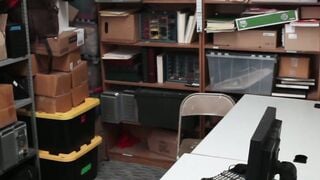 TheftCravers.com  Tiny pierced temptress Emma Mae seduced by bosss fat cock after stealing expensive designer purse