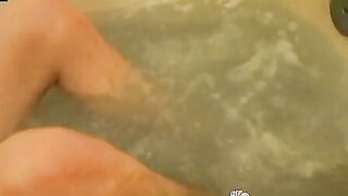 Seductive Soak Buxom Boy Blinxs Sultry Foot Worship Before Squirtin Servin Himself