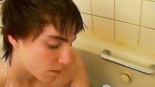 Seductive Soak Buxom Boy Blinxs Sultry Foot Worship Before Squirtin Servin Himself