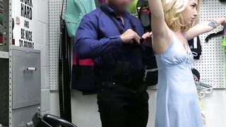 Punishing Pleasure Blonde Bombshell Gets Fucked by the Law