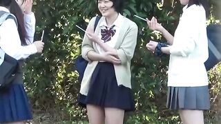 Sakura Storm Three Tokyo Teen Queens Unleash Their Inner WildCHILD in this PussyWatering Outdoor Romp