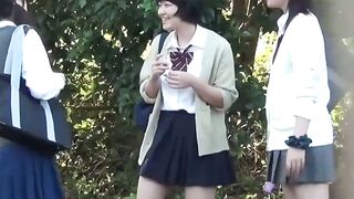 Sakura Storm Three Tokyo Teen Queens Unleash Their Inner WildCHILD in this PussyWatering Outdoor Romp