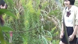 Sakura Storm Three Tokyo Teen Queens Unleash Their Inner WildCHILD in this PussyWatering Outdoor Romp
