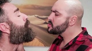 Unsatisfied Sodomy Hairy Stud Gets Hammered by Hung stud