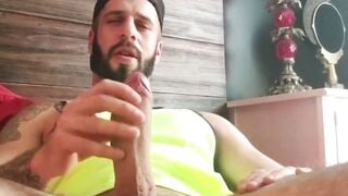 RawPowerPleasure.com  Bearded Muscle Beast Unleashes Beastly Orgasm