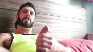 RawPowerPleasure.com  Bearded Muscle Beast Unleashes Beastly Orgasm