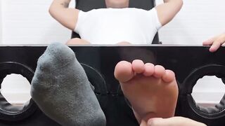 Feet of Frenzy Dannys Sizzling Size Elevens Teased to Perfection