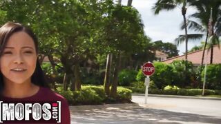 MOFOS - Hottie african Women nailed on pov camera & gets cum inside her mouth