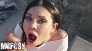 MOFOS - Huge tit Sasha Foxx gets drilled outside inside pov