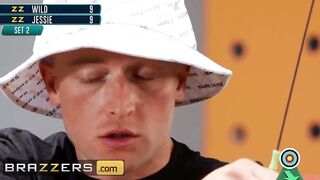 Brazzers - beauty Pro Athletes Sarah Jessie getting her Twat Boned during the Game