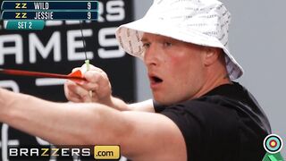 Brazzers - beauty Pro Athletes Sarah Jessie getting her Twat Boned during the Game